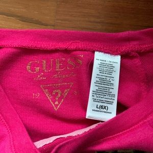 kids pink Guess crop top
